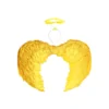 Gold Angel Wings & Headband 80cm
