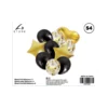 Gold & Black Party Balloons Assorted 10pc