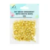 Gold DIY Bead Ornament With White Rope 30g