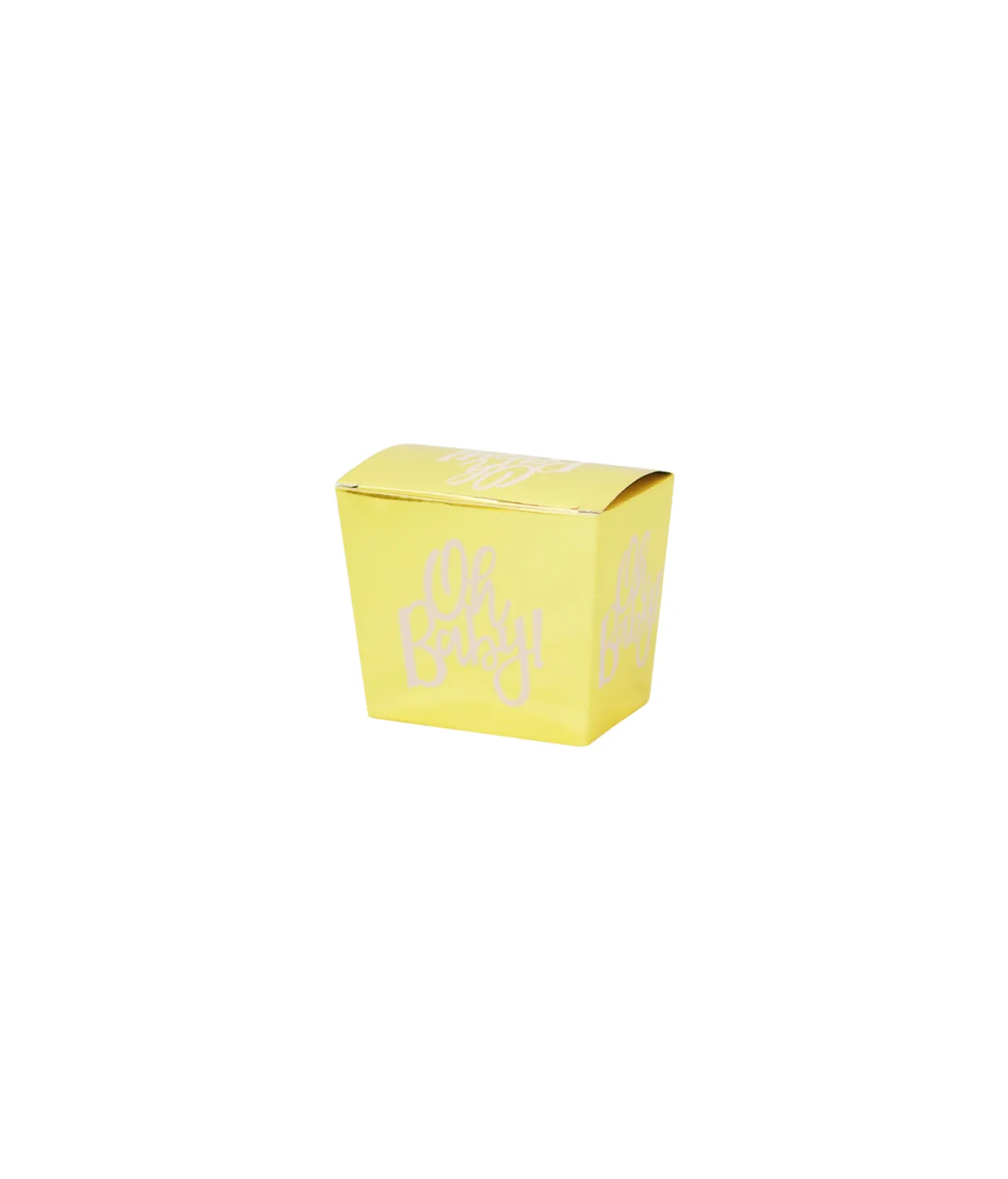 Golden Oh Baby Cake Boxes 7.8x5x6.5cm 8Pcs