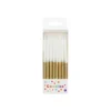 Gold Glitter Candles 24pk