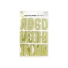 Gold Glitter Letter Stickers 26pc