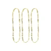 Gold Happy Birthday Necklaces 78cm 3pk