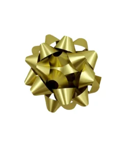 Gold Matte Gift Bow 20cm 1pc
