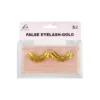 Gold Metallic False Eyelashes