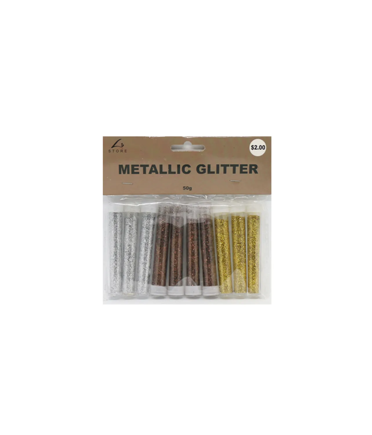 Gold Metallic Glitter Mix 50g