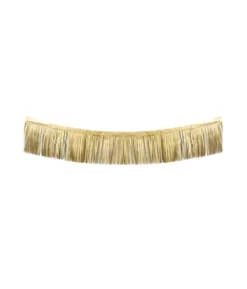 Gold Paper Fringe Banner 2m