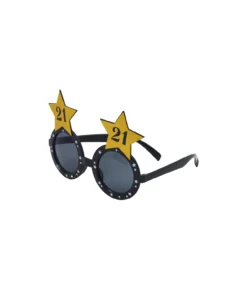 21 Gold Party Glasses