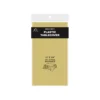 Gold Plastic Tablecover 137x274cm