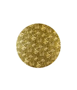 Gold Round Masonite Cake Board 6in