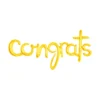 Gold Script Congrats