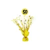 Gold 50th Birthday Table Centerpiece
