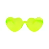 Green Heart Shape Glasses