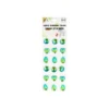 Green Tear Drop Sticker 18pc
