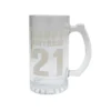 Happy Birthday 21 Beer Glass Mug