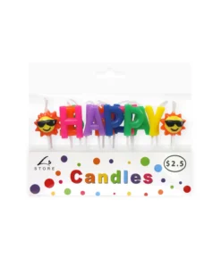 Happy Birthday Sun Candle Set
