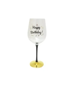 Happy Birthday Wine Glass