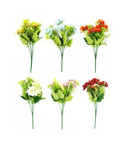 10 Head Lily Bunch Assorted 34cm
