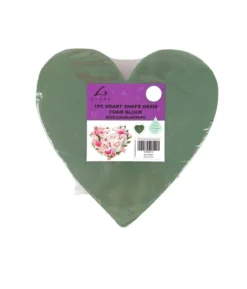 Heart Shape Oasis Foam Block 29x29x4cm 1pc