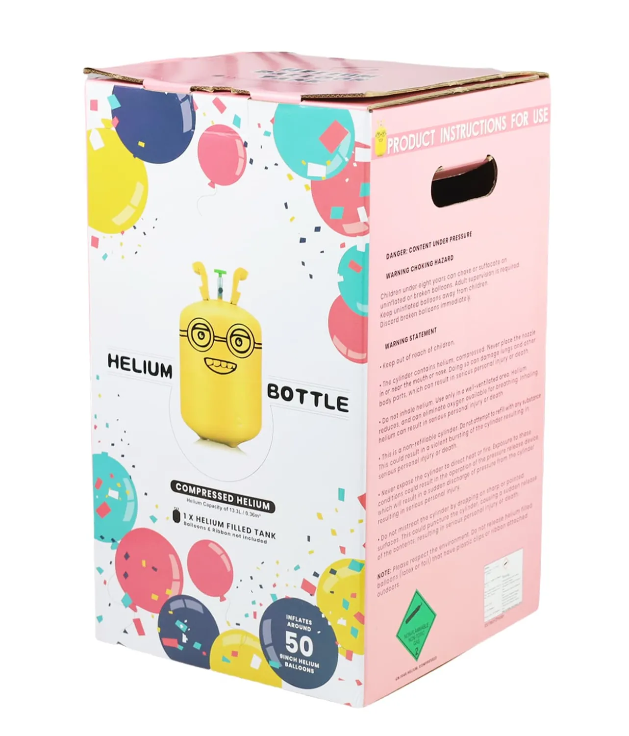 Helium Gas Bottle 13.3L