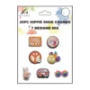 Hippie Shoe Charms 20pc