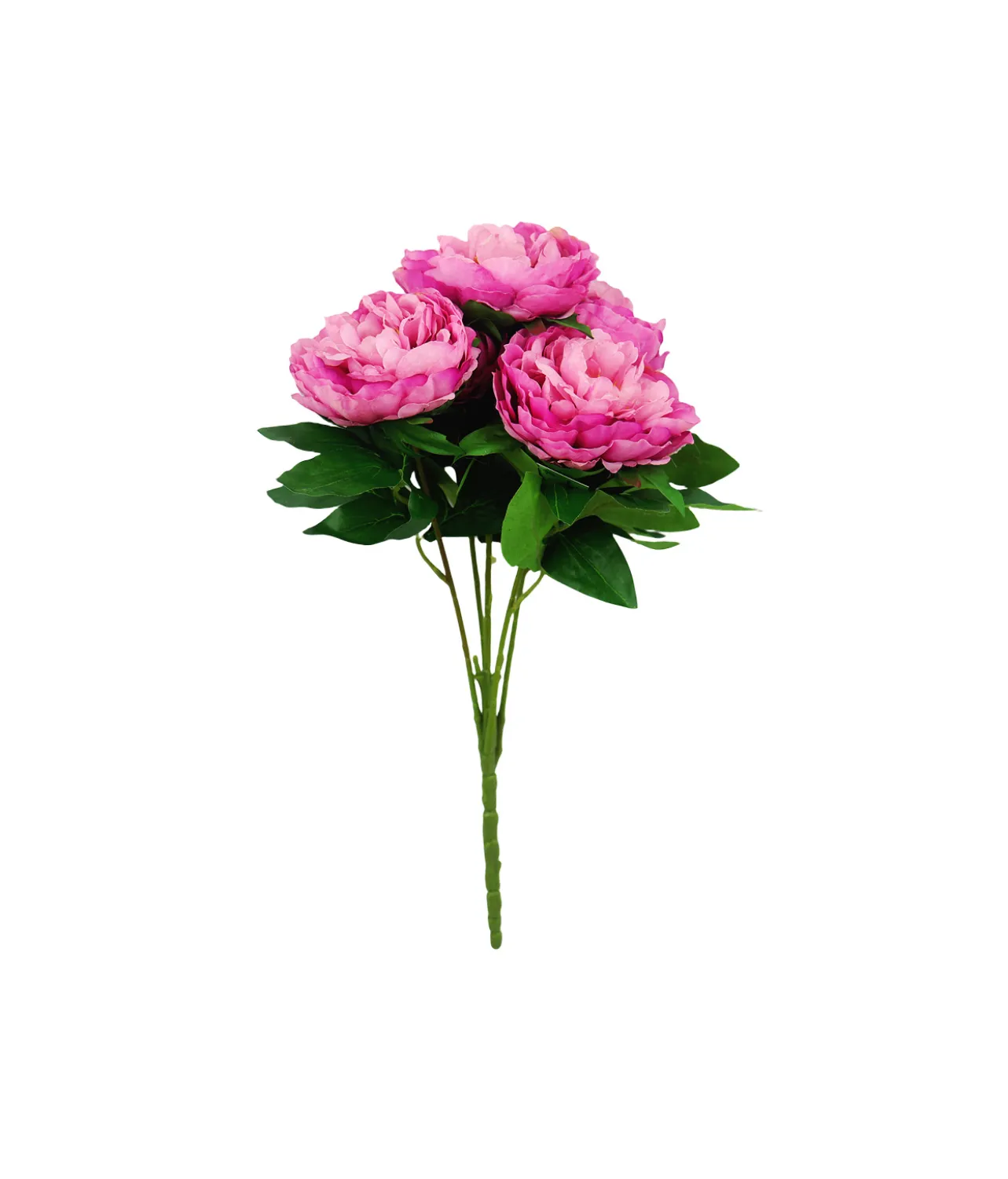Hot Pink Big Peony 5 Head 48cm