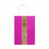 Hot Pink Large Paper Bag 2pcs