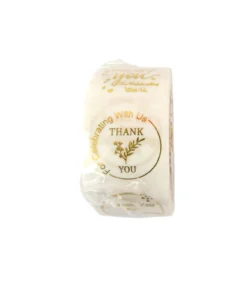Hot Stamping Thank You Sticker Roll 2.5×2.5cm 500pc