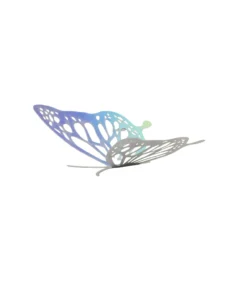 Iridescent 3D Paper Butterfly with Glue 12pc
