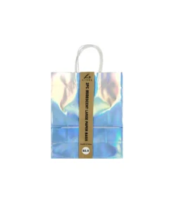 Iridescent Large Paper Bags 32cm 2pk