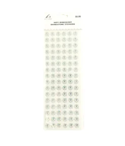 Iridescent Rhinestones Stickers 96pc