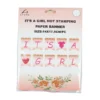 It’s a girl Hot Stamping Paper Banner 14×17.5cm