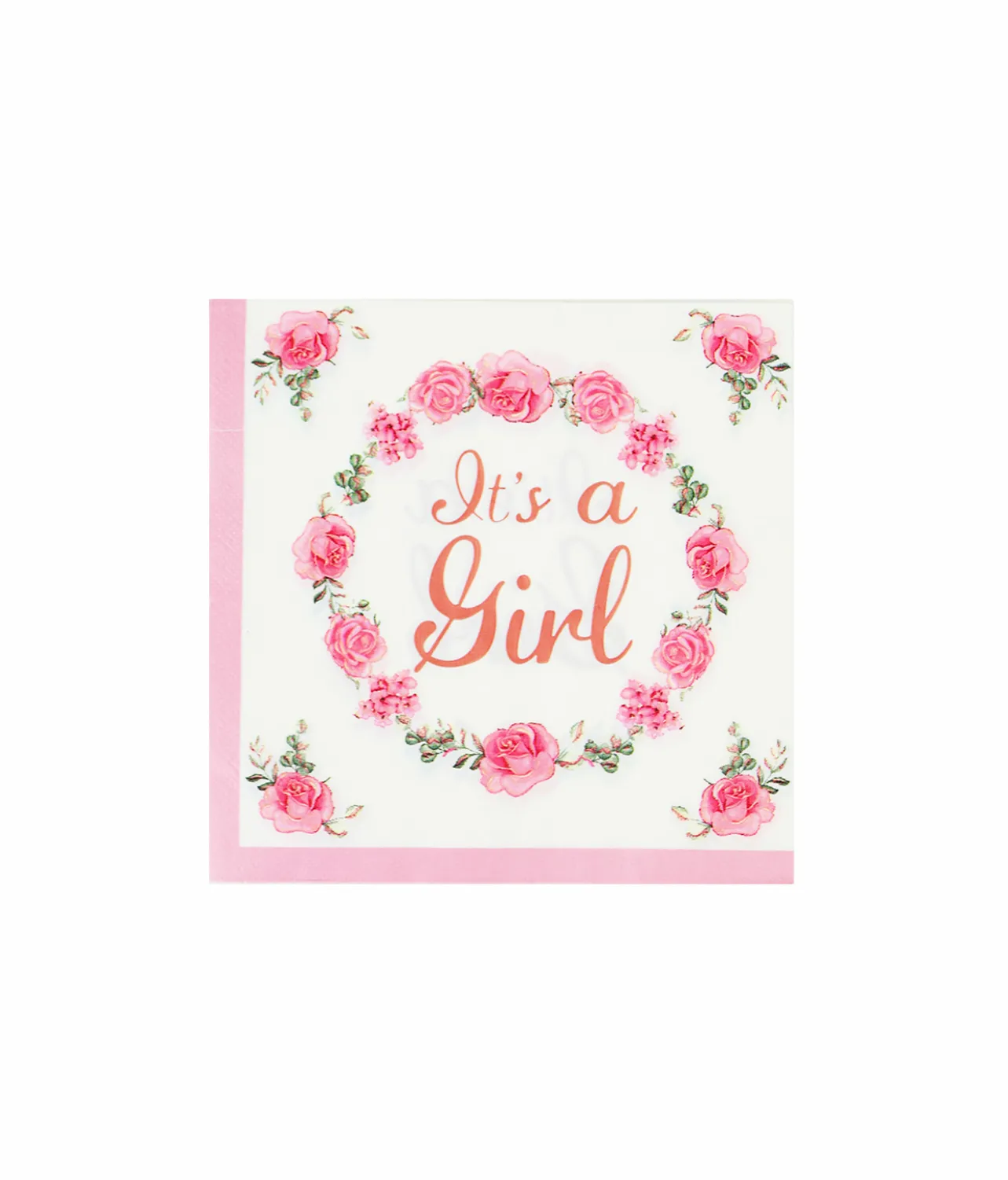 It’s a girl Large Napkins 33x33cm 24pc