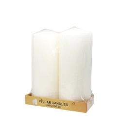Ivory Pillar Candle 2pc 810g