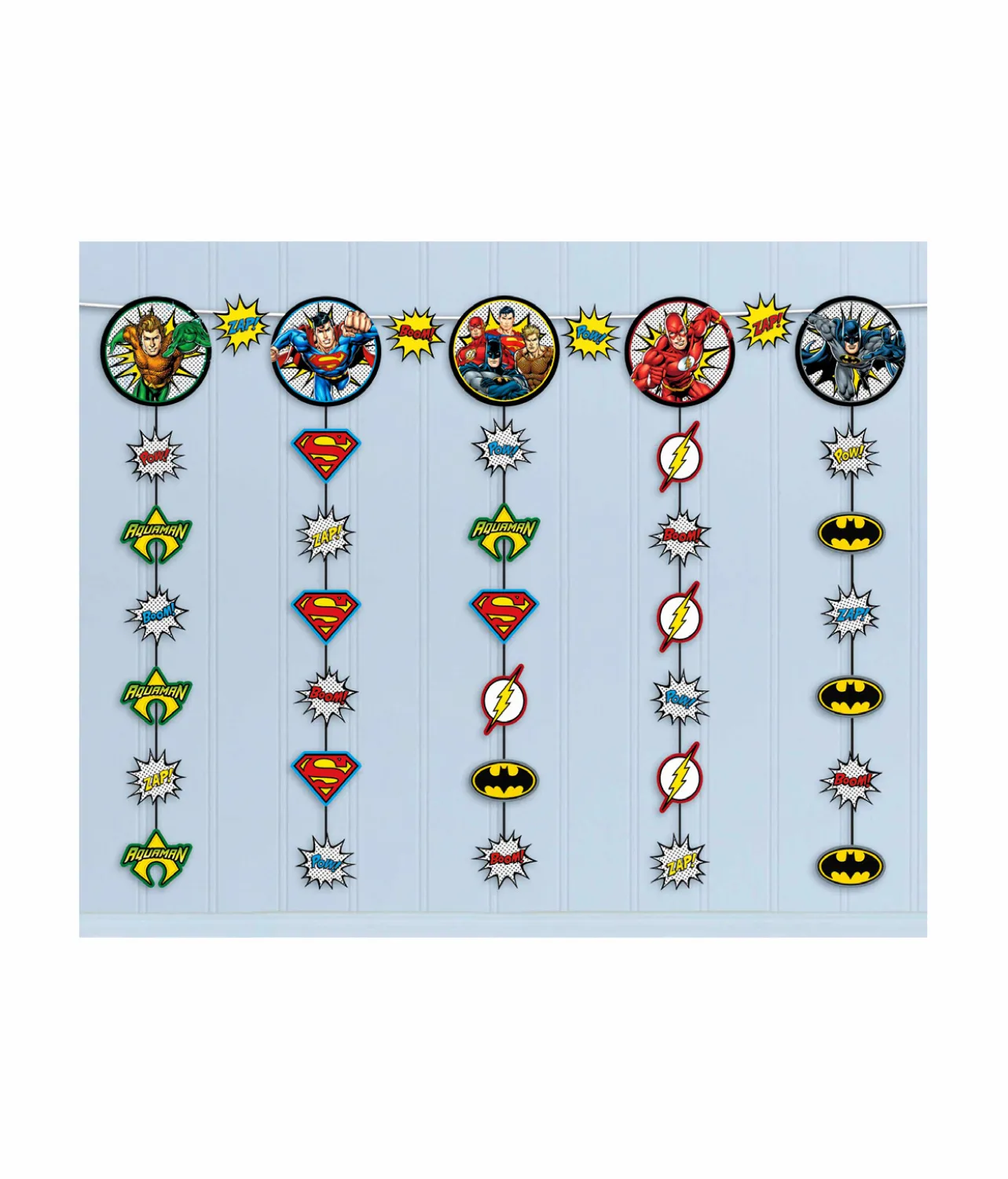 Justice League Hanging String Decorations 1.21m