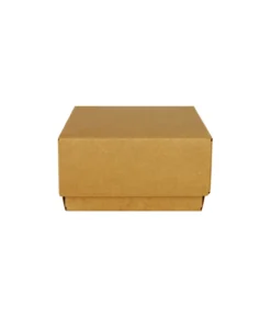 Kraft Brown Square Craft Paper Boxes 3pk