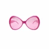 Large Hot Pink Bow Shape Party Glasses
