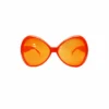 Large Orange Bow Shape Party Glasses