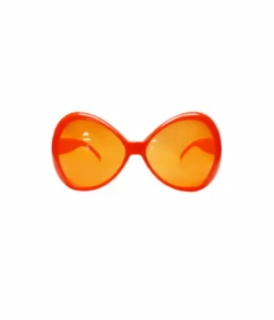 Large Orange Bow Shape Party Glasses