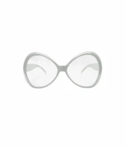 Large White Bow Shape Party Glasses