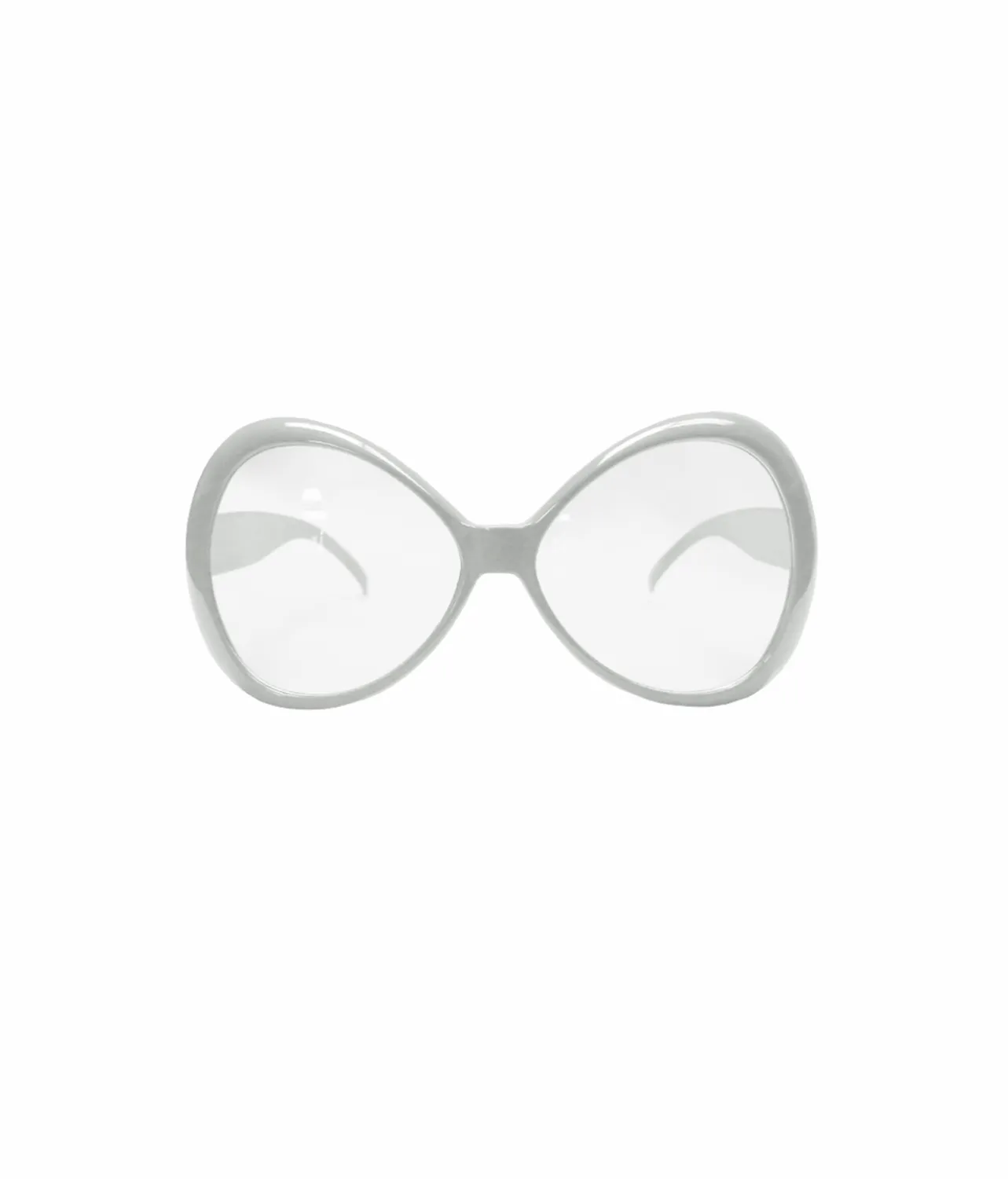Large White Bow Shape Party Glasses