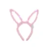 LED Bunny Ears Headband Pink and White (Assorted)