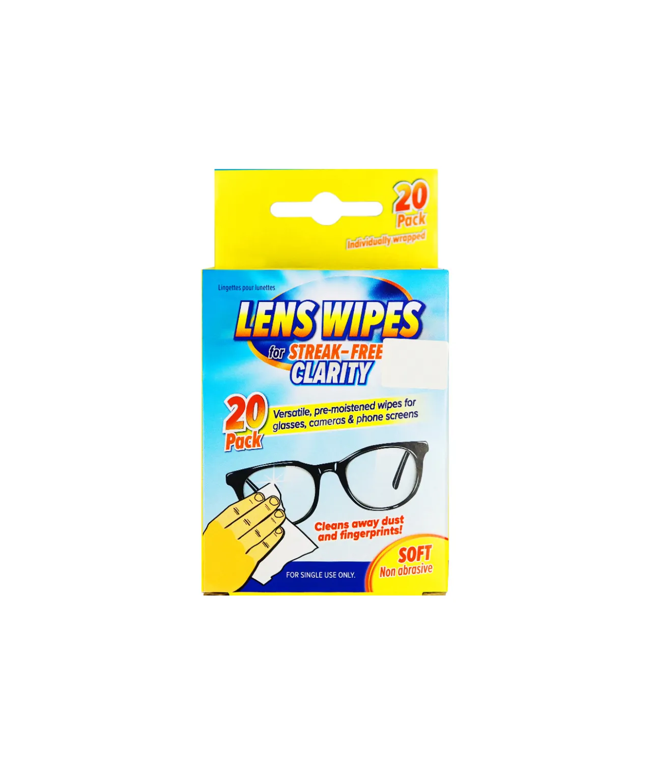 Lens Wipes 20pk