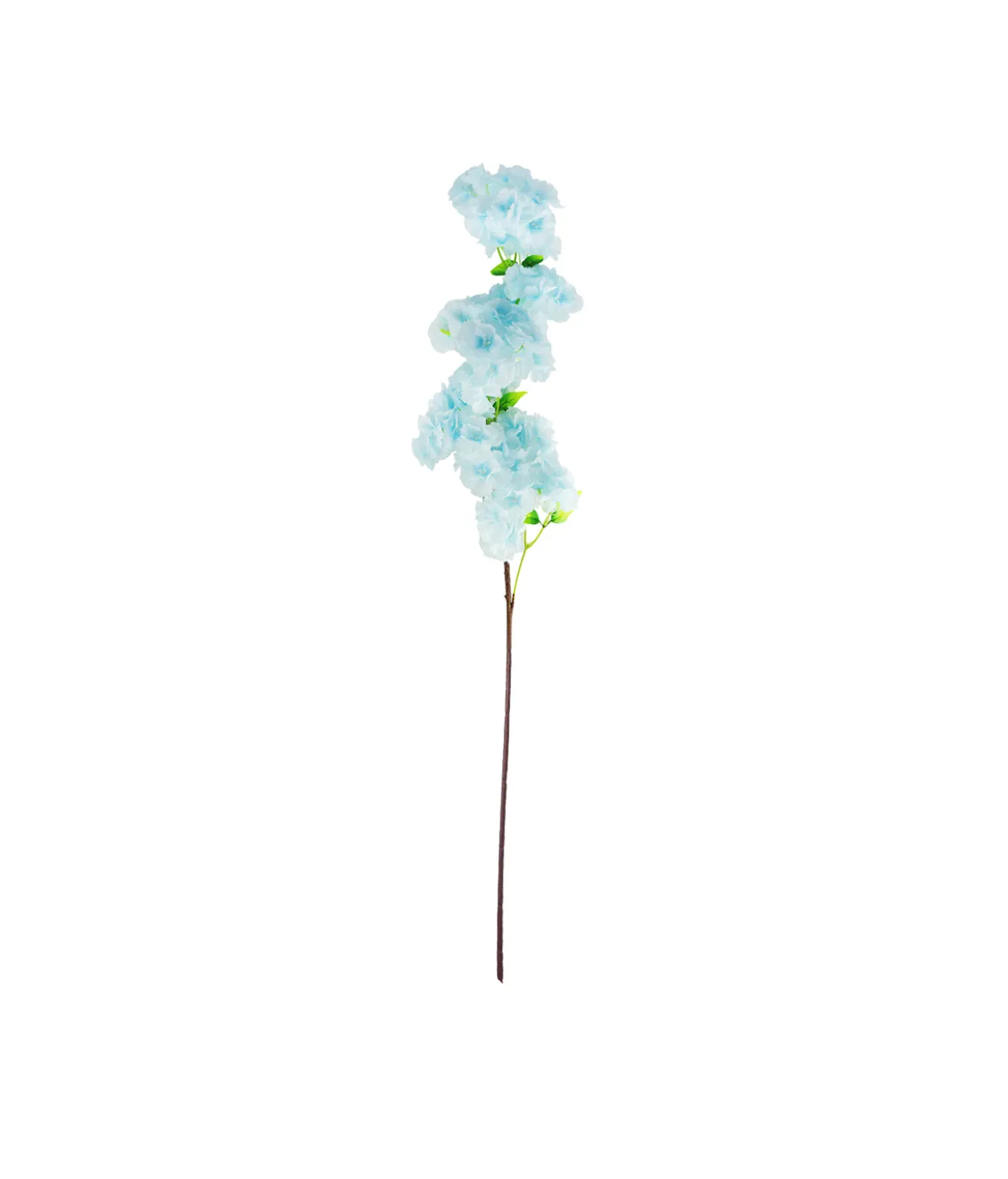 Light Blue Cherry Blossom Stem 96cm