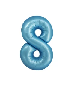 Light Blue Foil Matte Number 8
