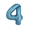 Light Blue Foil Matte Number 4