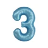 Light Blue Foil Matte Number 3