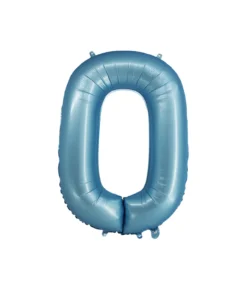 Light Blue Foil Matte Number 0