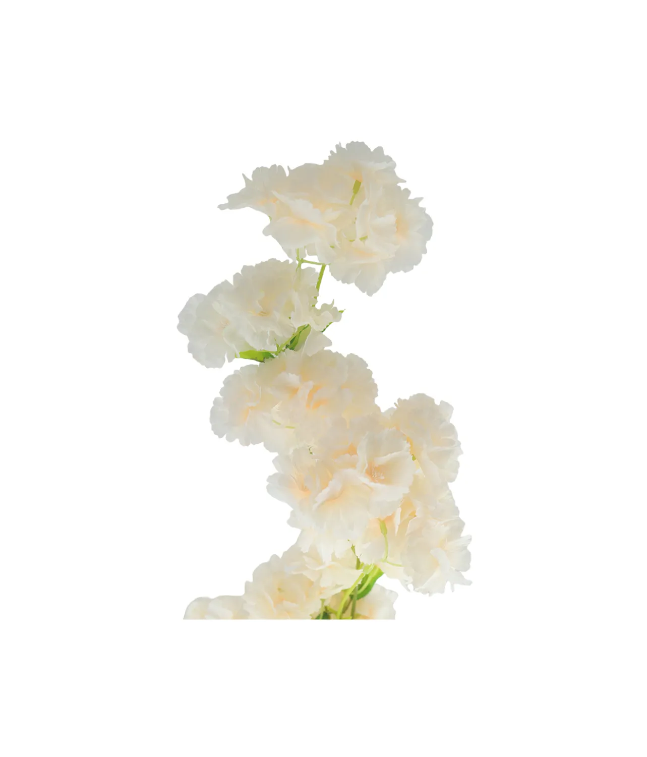 Light Orange Cherry Blossom Stem 96cm