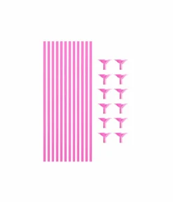 Light Pink Balloon Stick 12pc